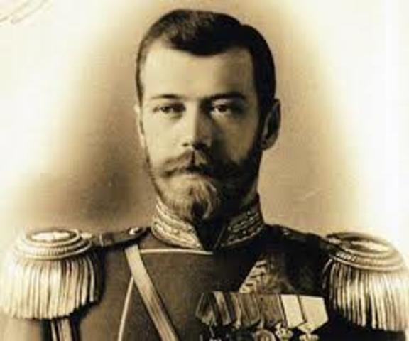 Russia Czar Nicholas II abdicates