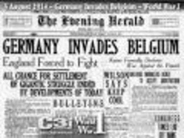 Germany Invades Belgium