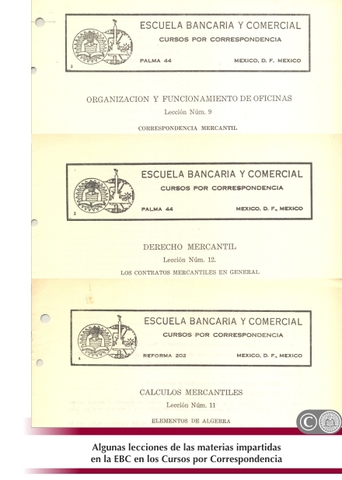 Enseñanza por correspondencia.