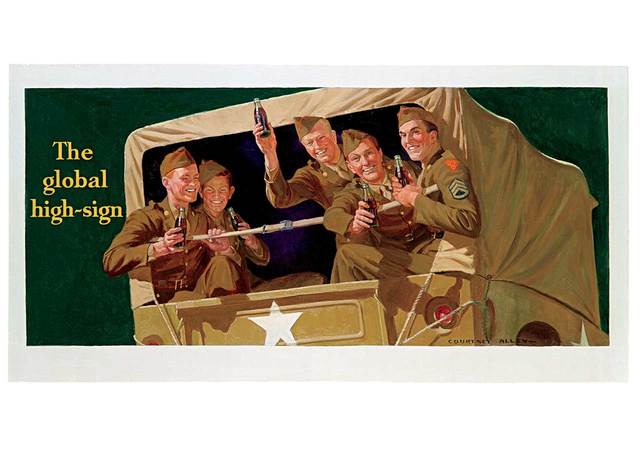 Coca Cola Sent to WWII Troops