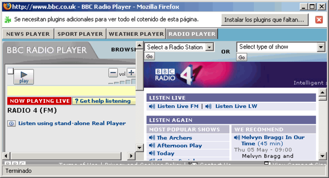 Aparición del STREAMING