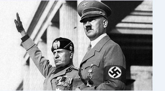 Mussolini joins forces with Hitler- Mussolini