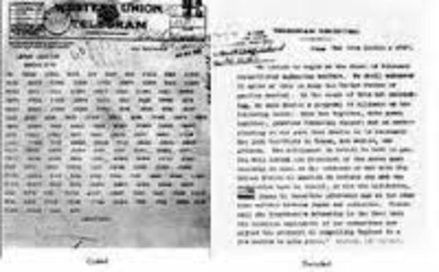 Zimmerman Telegraph found