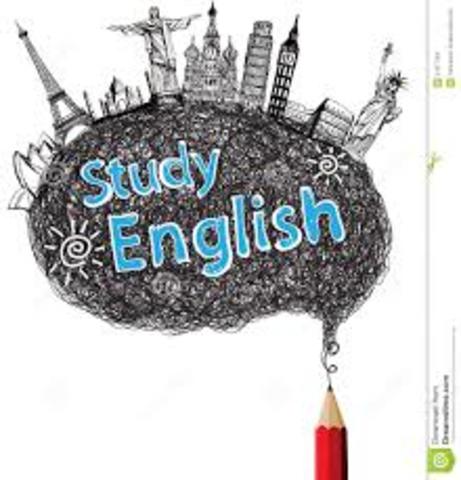 I study English