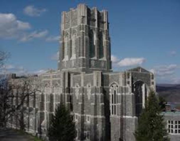 He went to West Point