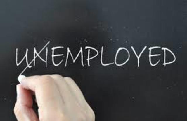 Unemployement lowers to 25 percent