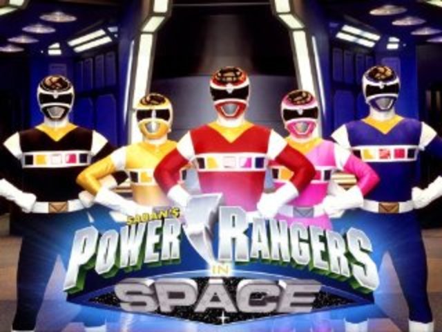 Power Rangers en el Espacio.