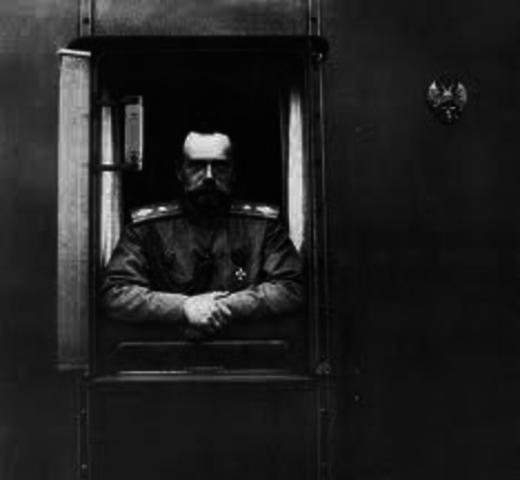 Russian Czar Nicholas II abdicates