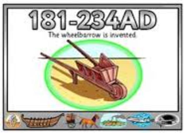 Wheel barrel invented