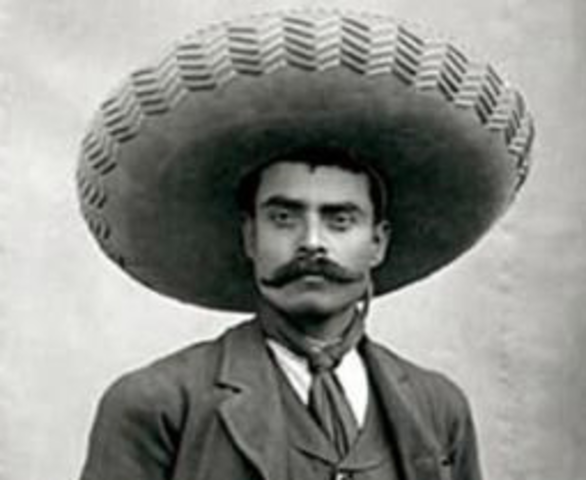 Emiliano Zapata se levanta en armas