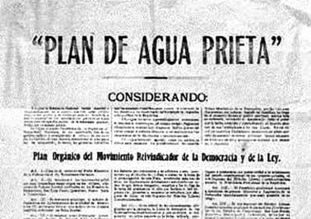 EL PLAN DE AGUA PRIETA.