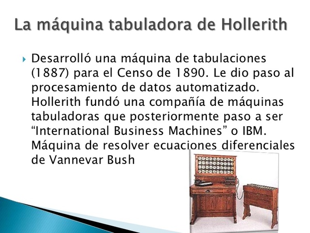 máquinas para el censo