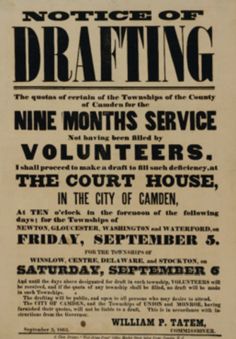 Congress Instituted the Draft