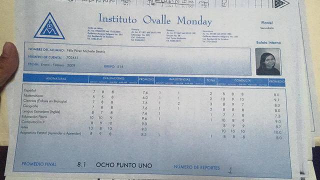 Entré a la secundaria