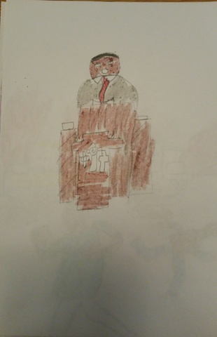 MLK delivers his first sermon