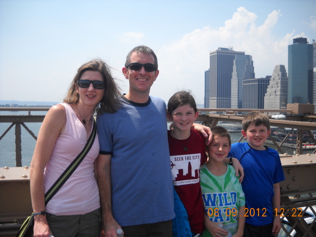 Mi familia y yo fuimos a New York.