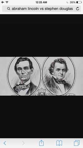Abraham Lincoln and Stephen Douglas Debates
