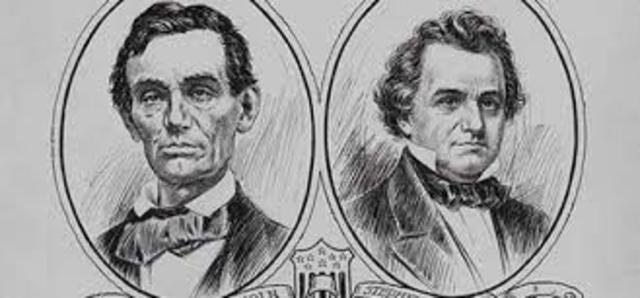 Abraham Lincoln and Stephen Douglass Debates