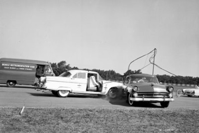 ford begins crash testing its vehicles