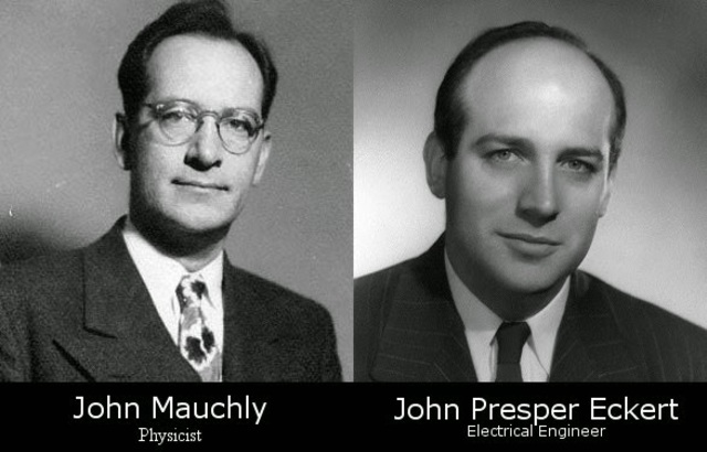 Jhon Muchly y Jhon Eckert Inventaron UNIVAC una computadora muy avanzada para su tiempo. Y juntos formaron Eckert-Mauchly Computer Corporation