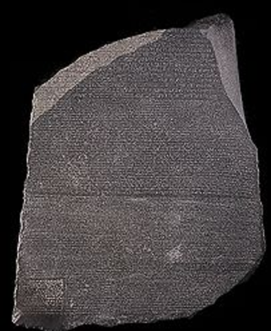 Rosetta Stone carved
