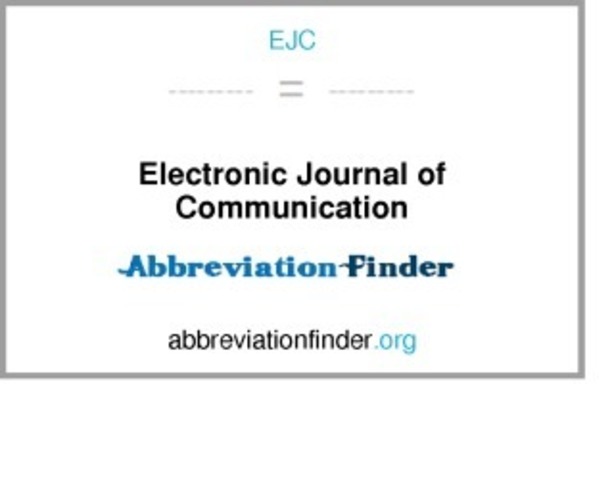 Lanzamiento de la Revista Electronic Journal of Communication.