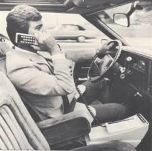 cellular phone in a car
