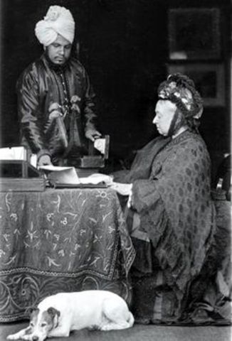 Queen Victoria was proclaimed Empress of India