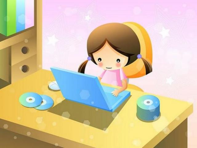 haciendo tareas sola