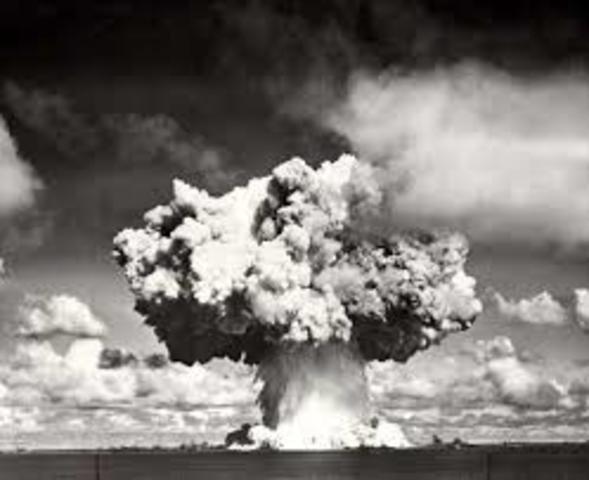 Dropping of the atomic bombs