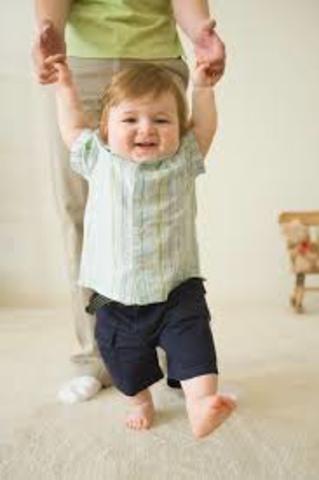 Colby took his first epic steps