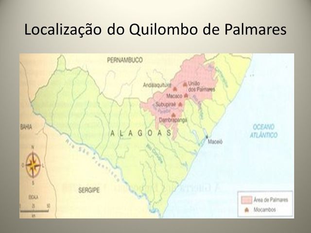 Criação do qulombo dos Palmares
