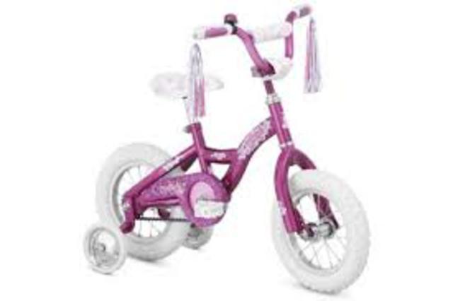 Emma learned to ride a bike