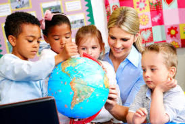 Went to kindergarden