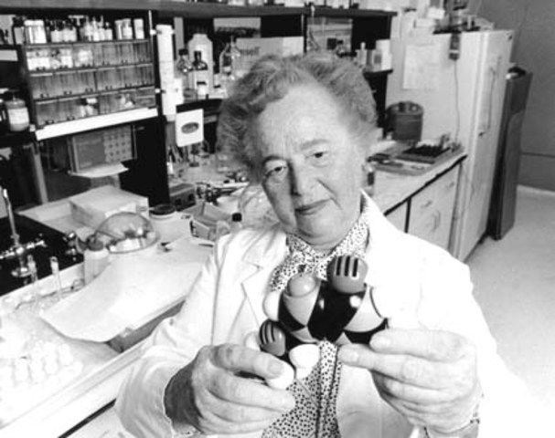 Gertrude Belle Elion recibe el Premio Nobel de Fisiología y Medicina