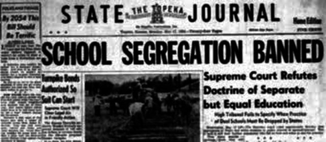 Brown V. Board of Education: Topeka, Kansas