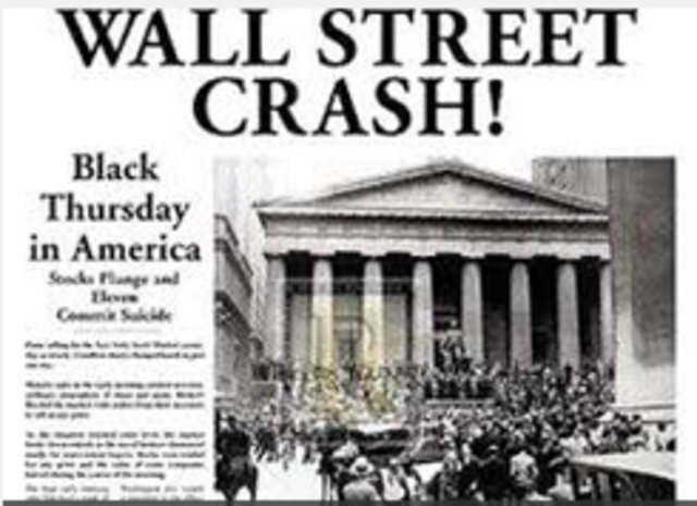 The Stock Market Crash Begins