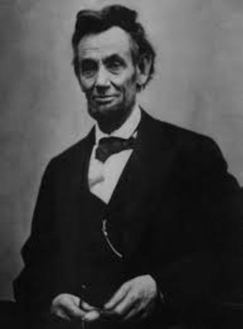 Lincoln is re-elected
