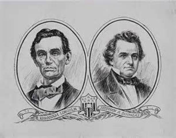 Abraham Lincoln and Stephen Douglas Debates