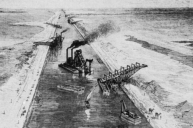 Suez Canal Built