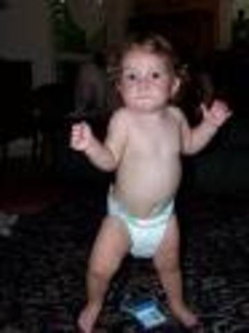 Look I can walk... No stopping me now!