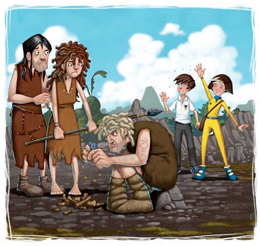 Bernard and Lenina Meet Linda and John