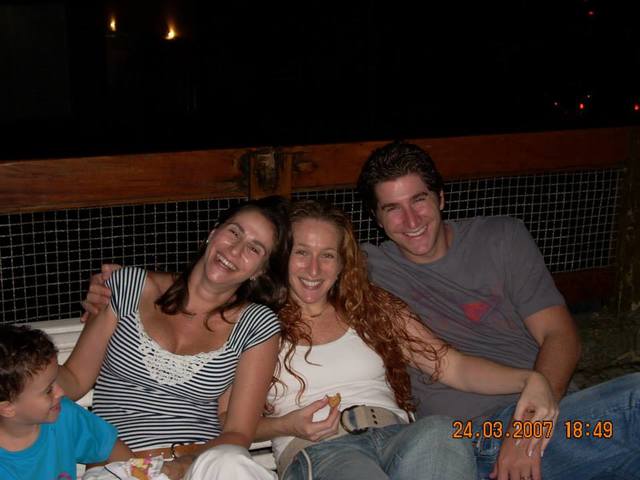 dia com meus tios e minha mãe