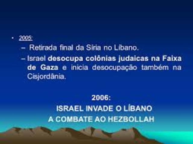 Israel invade o Líbano em 2006
