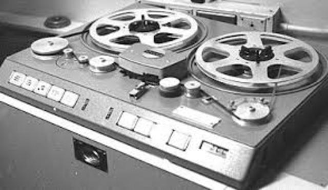 first magnetic recording.