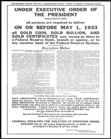 The Gold Reserve Act