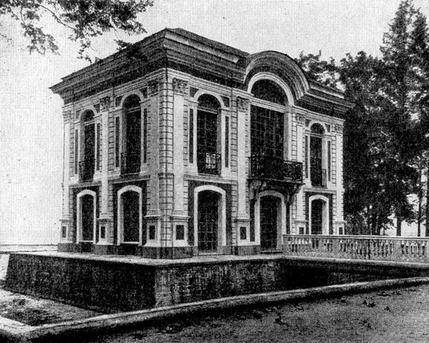 Иоганн Браунштейн. Павильон Эрмитаж в Петергофе (Петродворце). 1721-1725 гг.