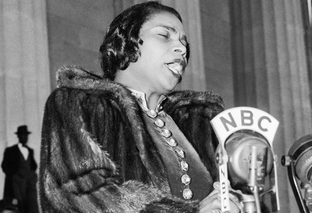 Marian Anderson Performs
