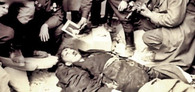 The death of Adolf hitler