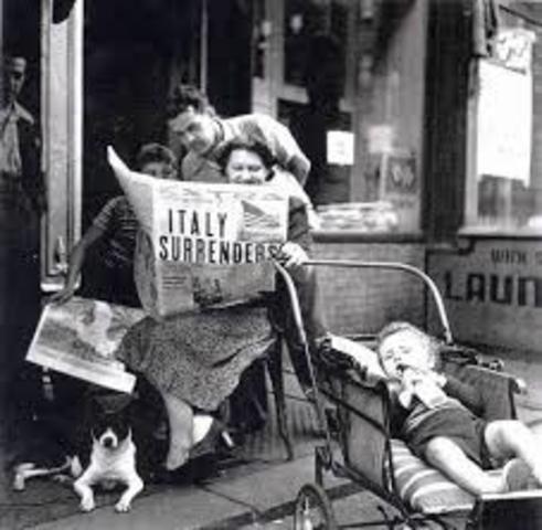 Italy surrenders